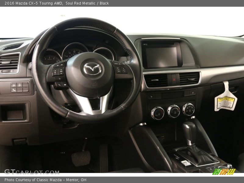 Soul Red Metallic / Black 2016 Mazda CX-5 Touring AWD