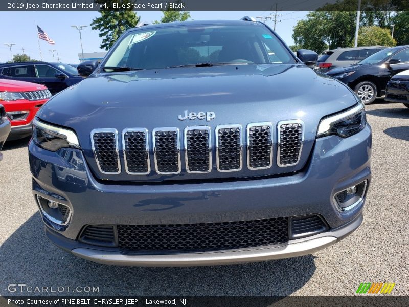 Blue Shade Pearl / Black 2019 Jeep Cherokee Limited 4x4