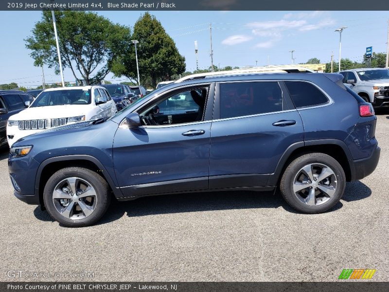 Blue Shade Pearl / Black 2019 Jeep Cherokee Limited 4x4