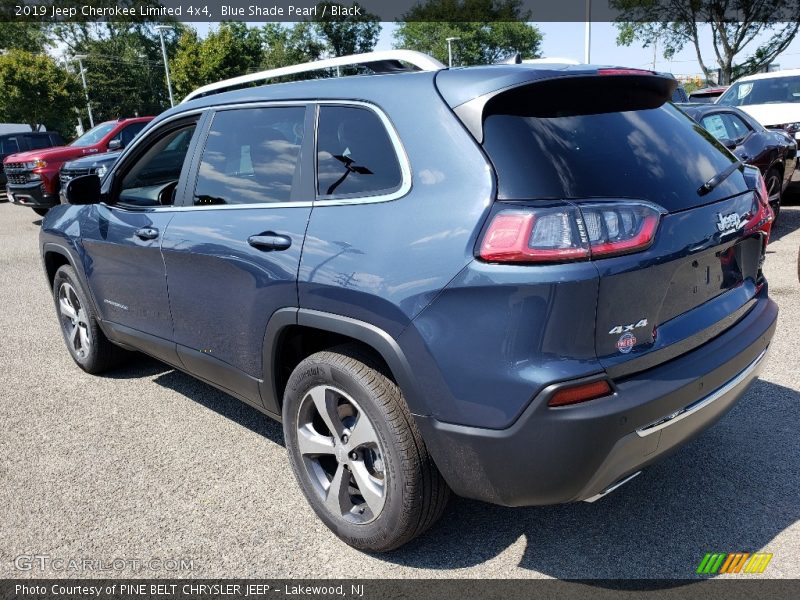 Blue Shade Pearl / Black 2019 Jeep Cherokee Limited 4x4