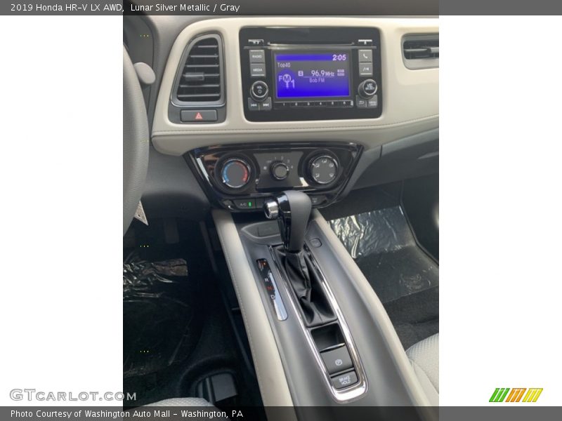 Lunar Silver Metallic / Gray 2019 Honda HR-V LX AWD