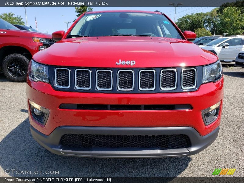 Red-Line Pearl / Black 2019 Jeep Compass Latitude 4x4
