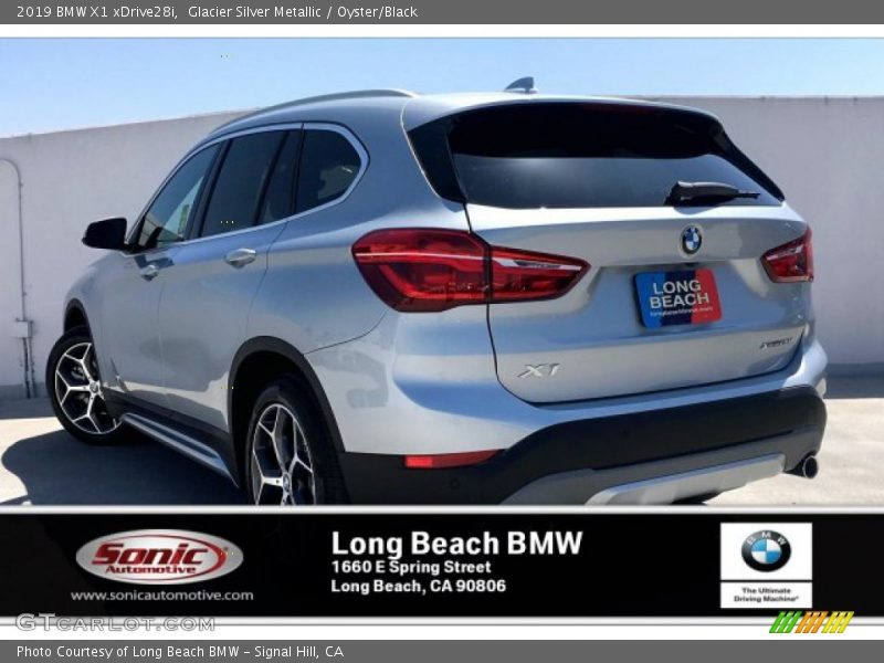 Glacier Silver Metallic / Oyster/Black 2019 BMW X1 xDrive28i