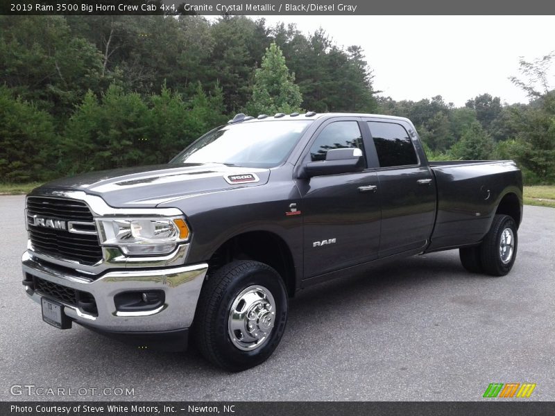 Granite Crystal Metallic / Black/Diesel Gray 2019 Ram 3500 Big Horn Crew Cab 4x4