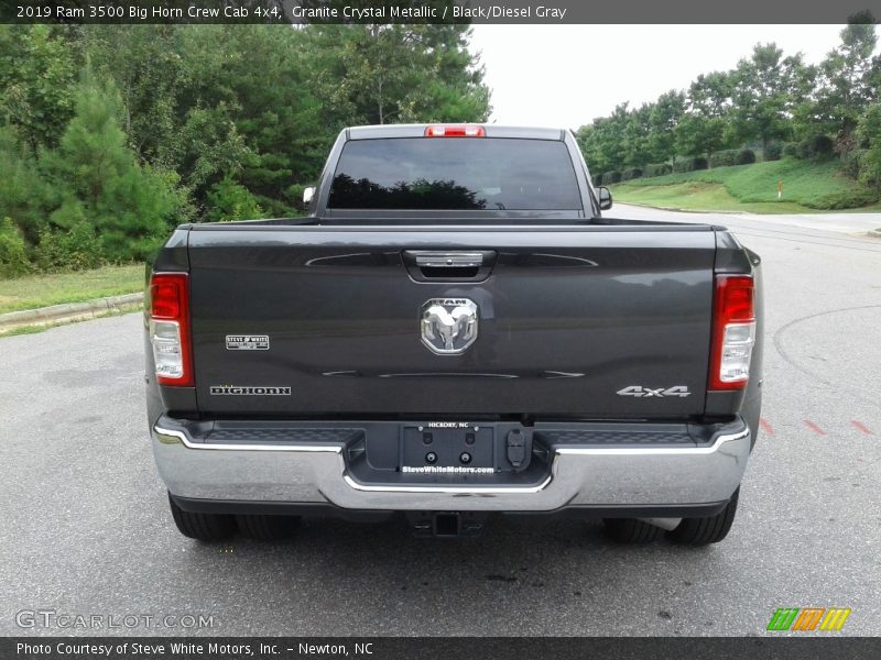 Granite Crystal Metallic / Black/Diesel Gray 2019 Ram 3500 Big Horn Crew Cab 4x4