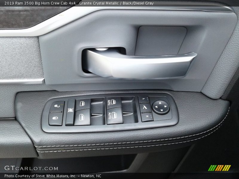 Granite Crystal Metallic / Black/Diesel Gray 2019 Ram 3500 Big Horn Crew Cab 4x4