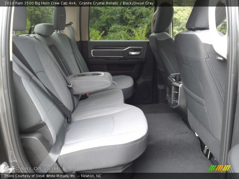 Granite Crystal Metallic / Black/Diesel Gray 2019 Ram 3500 Big Horn Crew Cab 4x4