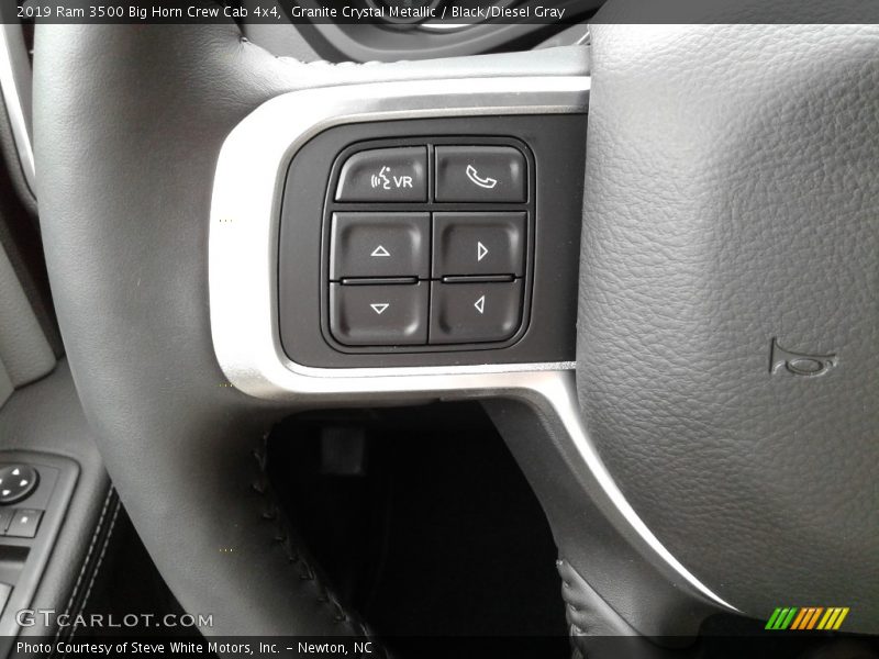 Granite Crystal Metallic / Black/Diesel Gray 2019 Ram 3500 Big Horn Crew Cab 4x4