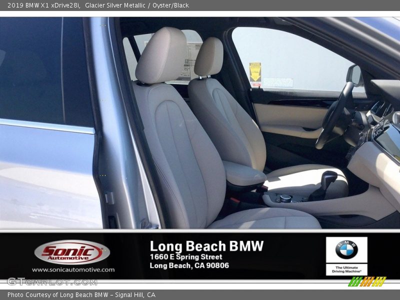 Glacier Silver Metallic / Oyster/Black 2019 BMW X1 xDrive28i