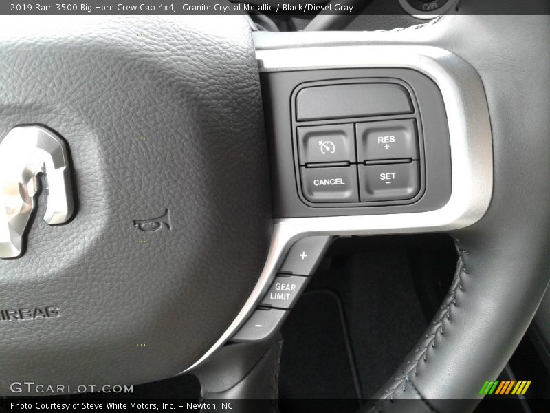 Granite Crystal Metallic / Black/Diesel Gray 2019 Ram 3500 Big Horn Crew Cab 4x4