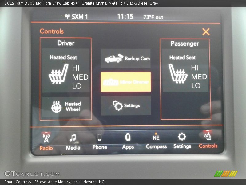 Granite Crystal Metallic / Black/Diesel Gray 2019 Ram 3500 Big Horn Crew Cab 4x4