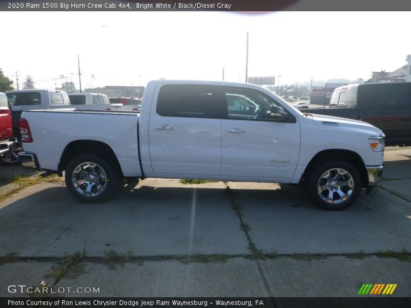 Bright White / Black/Diesel Gray 2020 Ram 1500 Big Horn Crew Cab 4x4