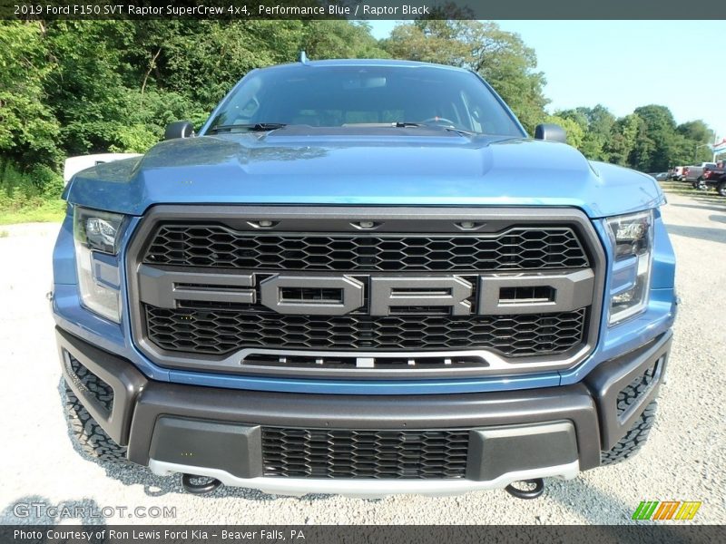 Performance Blue / Raptor Black 2019 Ford F150 SVT Raptor SuperCrew 4x4