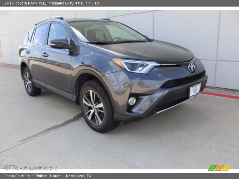 Magnetic Gray Metallic / Black 2016 Toyota RAV4 XLE