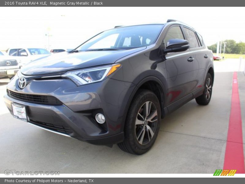 Magnetic Gray Metallic / Black 2016 Toyota RAV4 XLE
