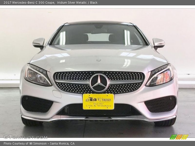 Iridium Silver Metallic / Black 2017 Mercedes-Benz C 300 Coupe