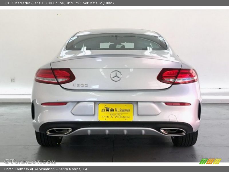 Iridium Silver Metallic / Black 2017 Mercedes-Benz C 300 Coupe