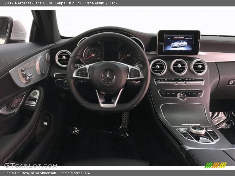 Iridium Silver Metallic / Black 2017 Mercedes-Benz C 300 Coupe