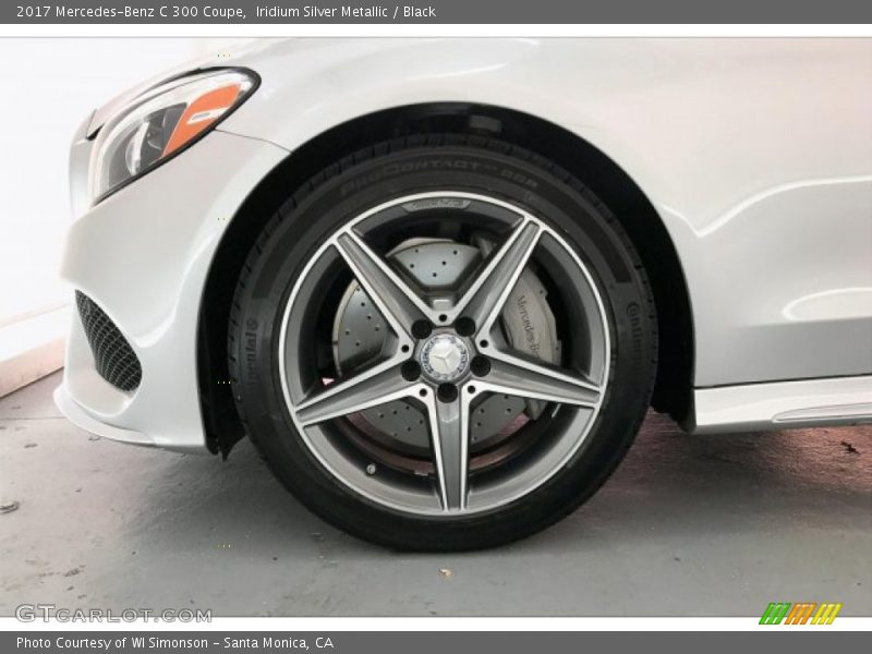Iridium Silver Metallic / Black 2017 Mercedes-Benz C 300 Coupe