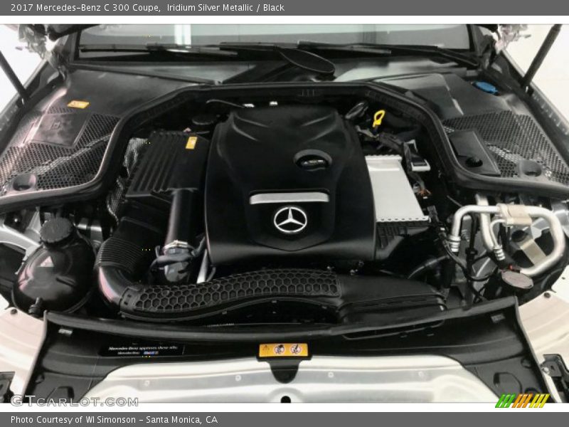 Iridium Silver Metallic / Black 2017 Mercedes-Benz C 300 Coupe