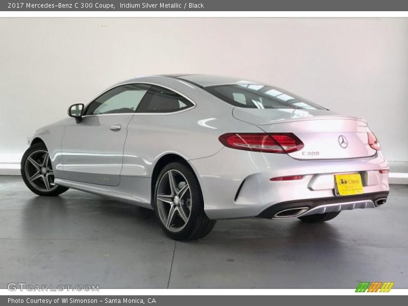 Iridium Silver Metallic / Black 2017 Mercedes-Benz C 300 Coupe