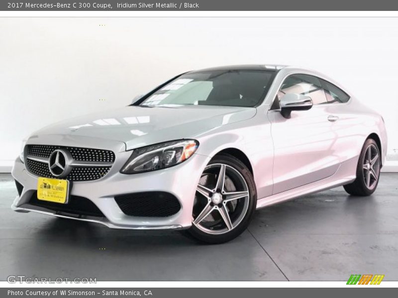 Iridium Silver Metallic / Black 2017 Mercedes-Benz C 300 Coupe