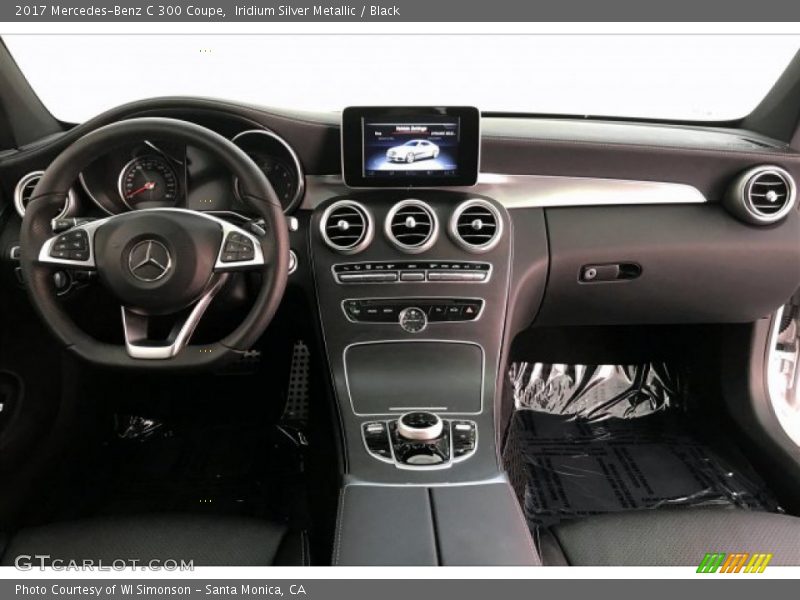 Iridium Silver Metallic / Black 2017 Mercedes-Benz C 300 Coupe