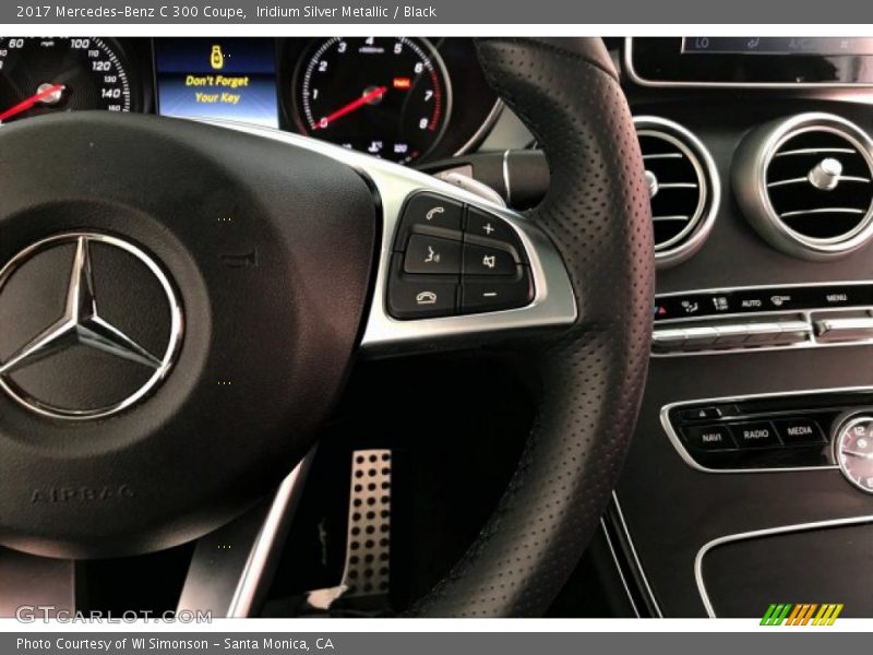 Iridium Silver Metallic / Black 2017 Mercedes-Benz C 300 Coupe