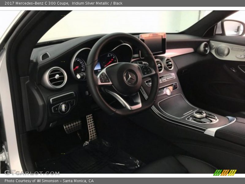 Iridium Silver Metallic / Black 2017 Mercedes-Benz C 300 Coupe