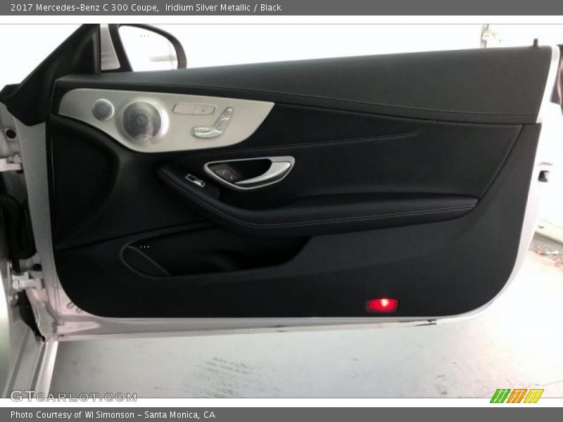Iridium Silver Metallic / Black 2017 Mercedes-Benz C 300 Coupe