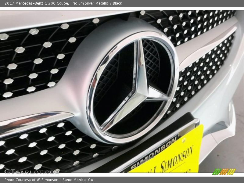 Iridium Silver Metallic / Black 2017 Mercedes-Benz C 300 Coupe