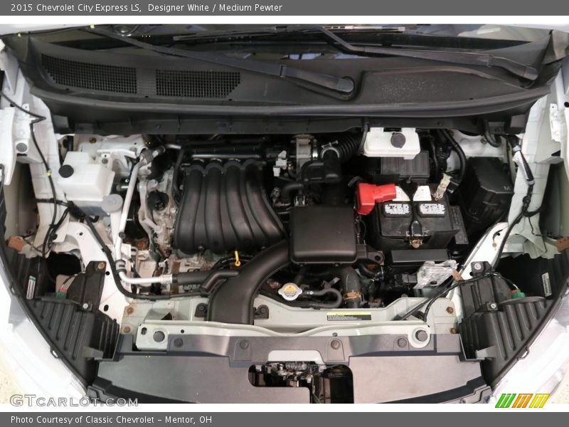 Designer White / Medium Pewter 2015 Chevrolet City Express LS