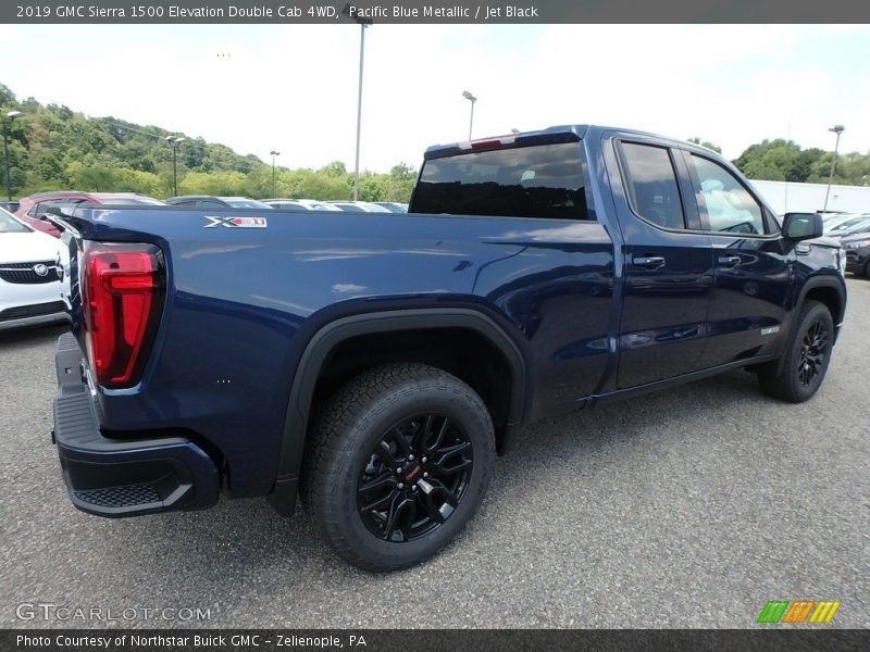 Pacific Blue Metallic / Jet Black 2019 GMC Sierra 1500 Elevation Double Cab 4WD