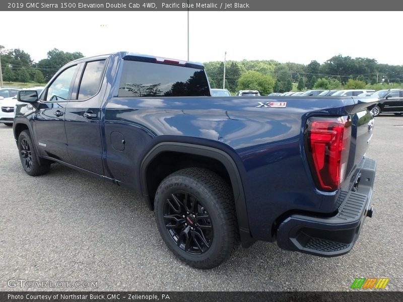 Pacific Blue Metallic / Jet Black 2019 GMC Sierra 1500 Elevation Double Cab 4WD