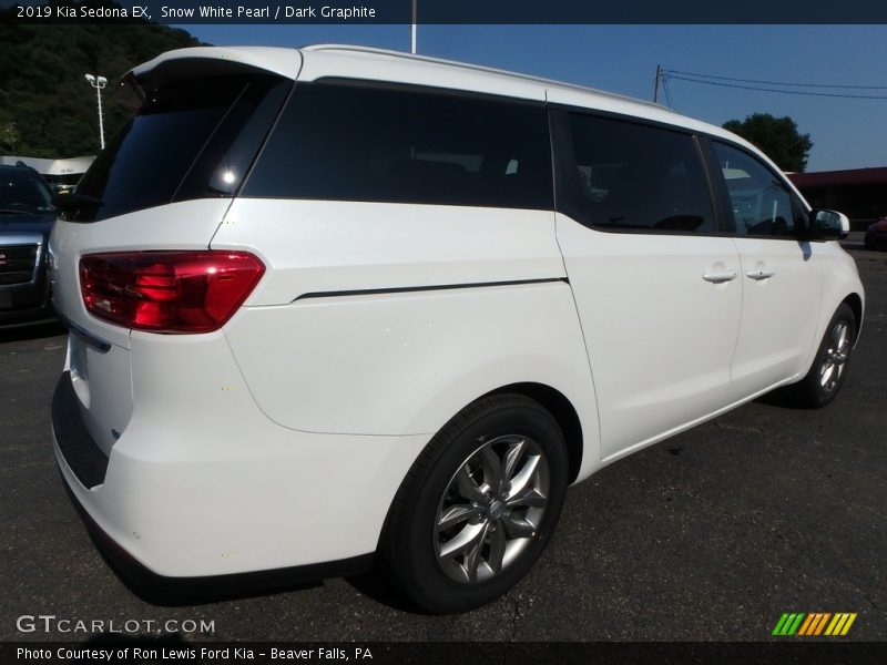 Snow White Pearl / Dark Graphite 2019 Kia Sedona EX