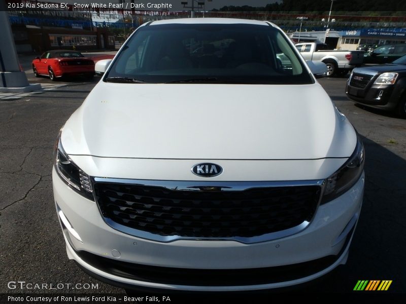 Snow White Pearl / Dark Graphite 2019 Kia Sedona EX