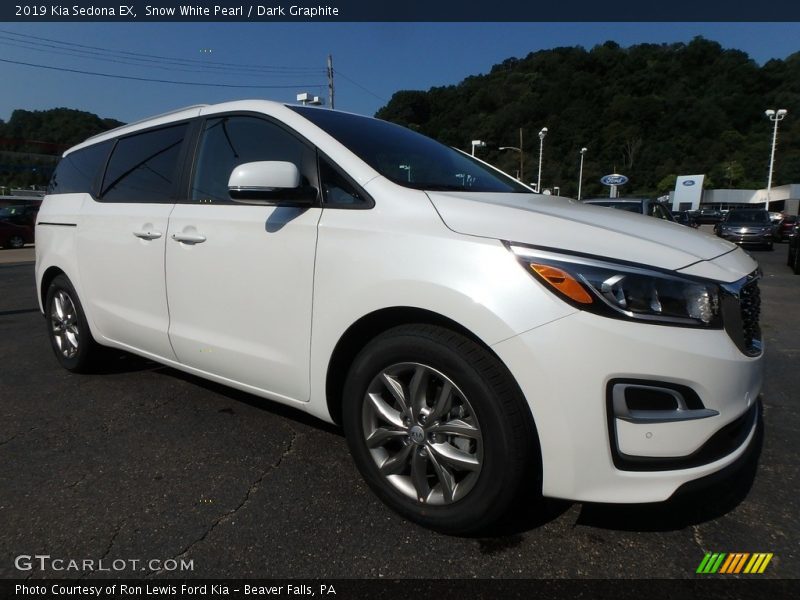 Snow White Pearl / Dark Graphite 2019 Kia Sedona EX