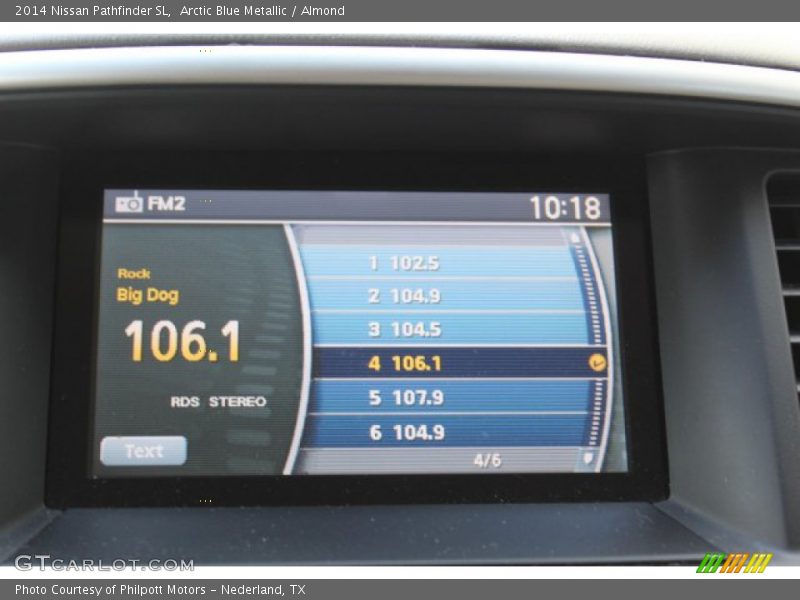 Arctic Blue Metallic / Almond 2014 Nissan Pathfinder SL