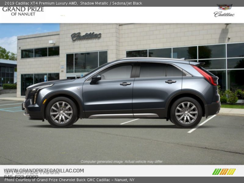 Shadow Metallic / Sedona/Jet Black 2019 Cadillac XT4 Premium Luxury AWD