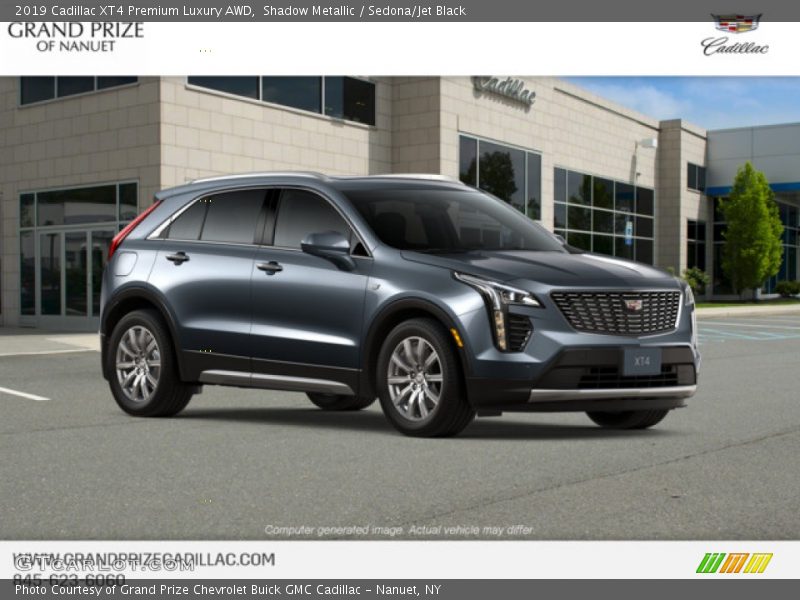 Shadow Metallic / Sedona/Jet Black 2019 Cadillac XT4 Premium Luxury AWD