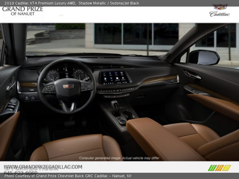 Shadow Metallic / Sedona/Jet Black 2019 Cadillac XT4 Premium Luxury AWD