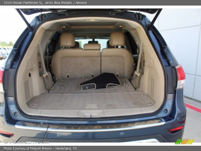 Arctic Blue Metallic / Almond 2014 Nissan Pathfinder SL