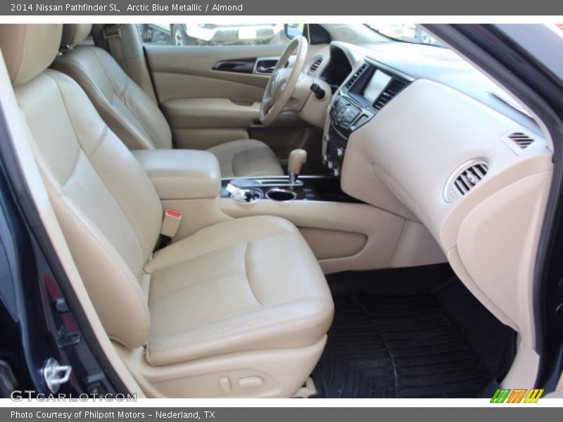 Arctic Blue Metallic / Almond 2014 Nissan Pathfinder SL