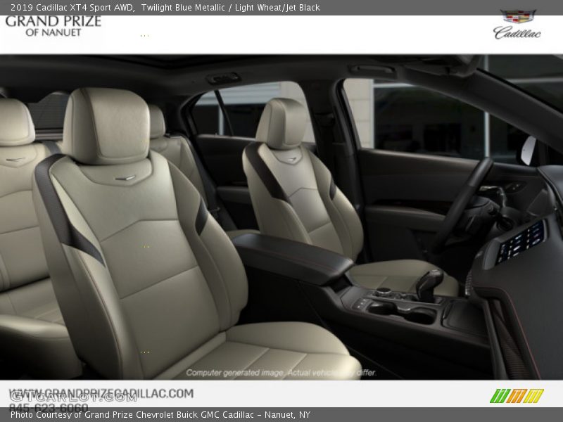 Twilight Blue Metallic / Light Wheat/Jet Black 2019 Cadillac XT4 Sport AWD