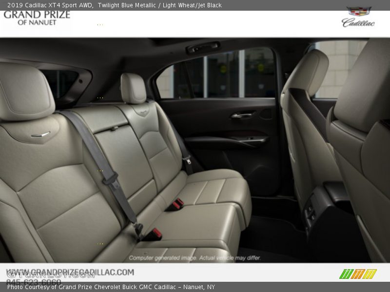 Twilight Blue Metallic / Light Wheat/Jet Black 2019 Cadillac XT4 Sport AWD