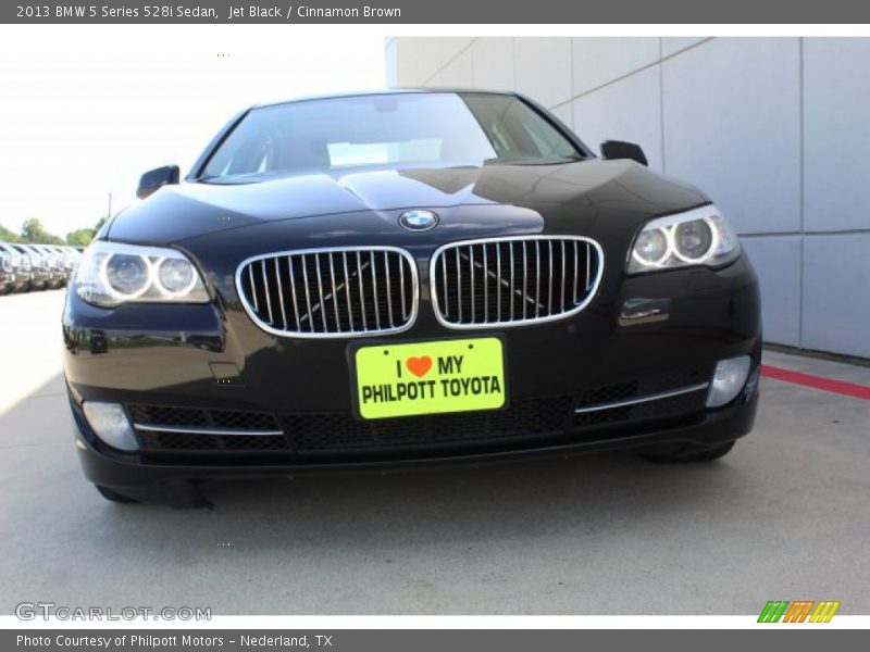 Jet Black / Cinnamon Brown 2013 BMW 5 Series 528i Sedan