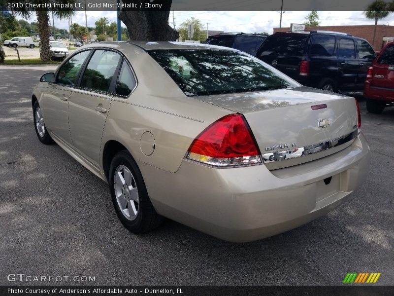 Gold Mist Metallic / Ebony 2010 Chevrolet Impala LT