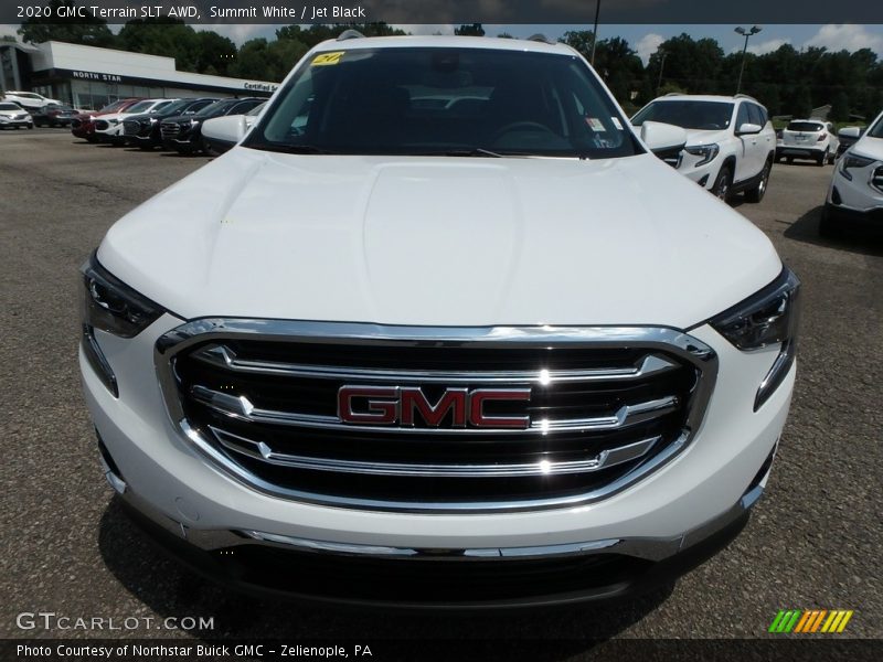 Summit White / Jet Black 2020 GMC Terrain SLT AWD