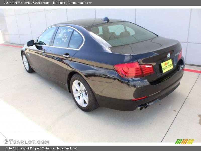 Jet Black / Cinnamon Brown 2013 BMW 5 Series 528i Sedan