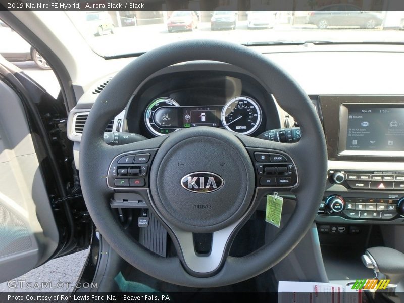 Aurora Black / Black 2019 Kia Niro FE Hybrid